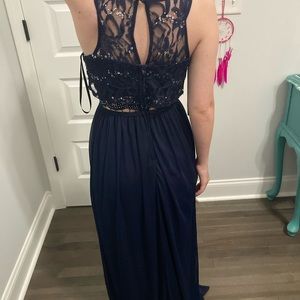 Navy Blue Formal Dress